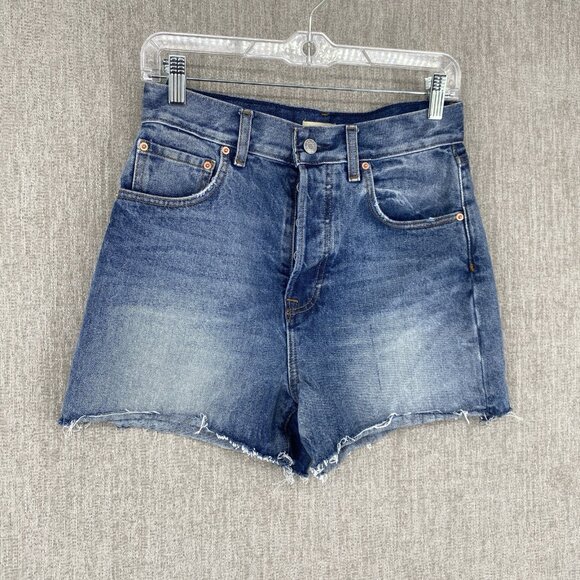 GRLFRND Jean Shorts 26 Jules Super High Rise‎ Cut Off Button Fly NEW - Picture 4 of 12